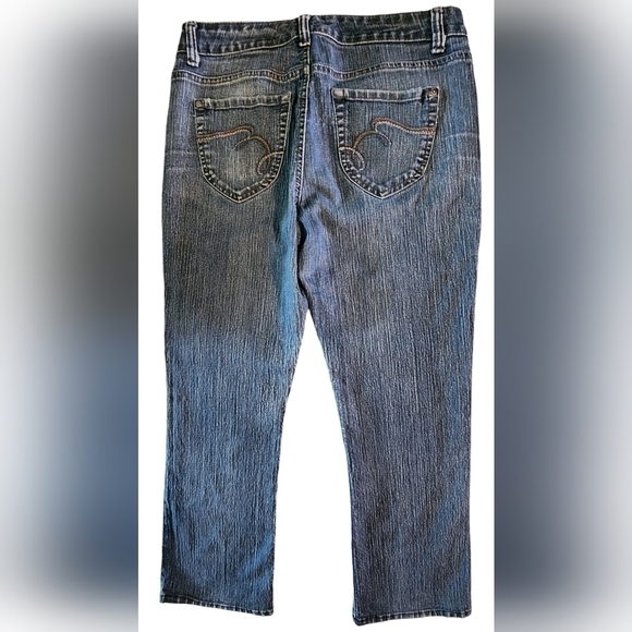 Nine West Denim Straight Stretch Blue Jeans Women's Regular Size 6 - Picture 4 of 11